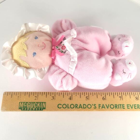 Carter's My First Doll Plush Pink Rattle Baby Girl Soft Toy Stuffed 8"  Plushie - Picture 6 of 13